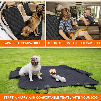 Waterproof Dog Car Seat Cover – Non-Slip Back Seat Protector for Cars & SUVs