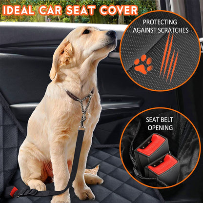Waterproof Dog Car Seat Cover – Non-Slip Back Seat Protector for Cars & SUVs
