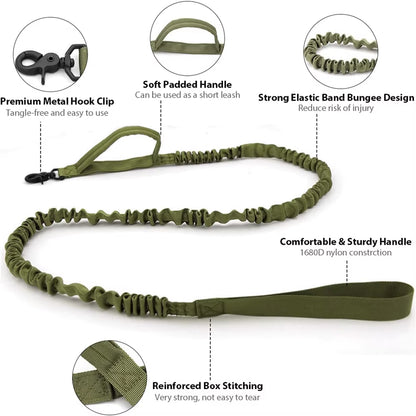 Tactical Dog Collar & Leash Set – Power, Control & Comfort for Every Adventure