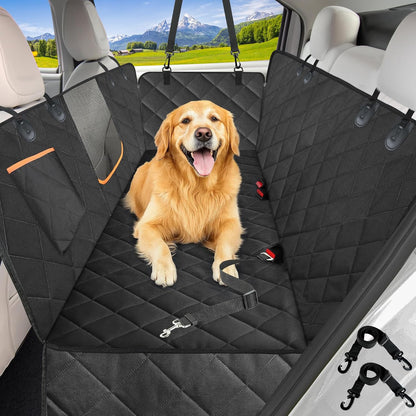 Waterproof Dog Car Seat Cover Hammock – Heavy Duty Back Seat Protector for Cars & SUVs