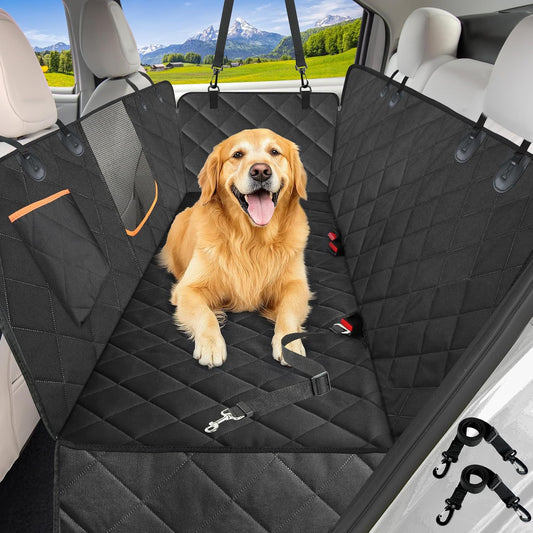 Waterproof Dog Car Seat Cover Hammock – Heavy Duty Back Seat Protector for Cars & SUVs